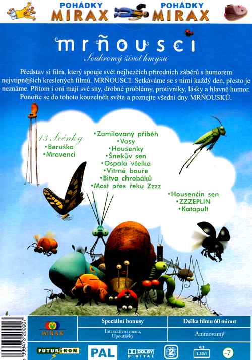 mrňousci Soukromý život hmyzu dvd 1